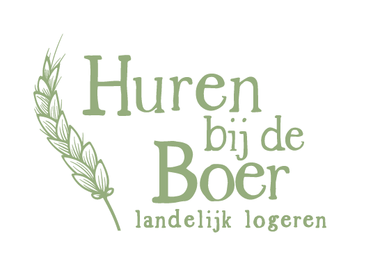 Huren bij de boer - logo groen