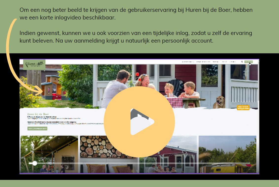 Video Achter de inlog