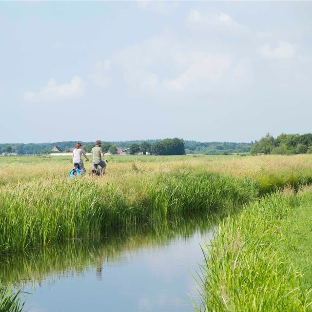 Home blok, actieve vakantie, fietsers